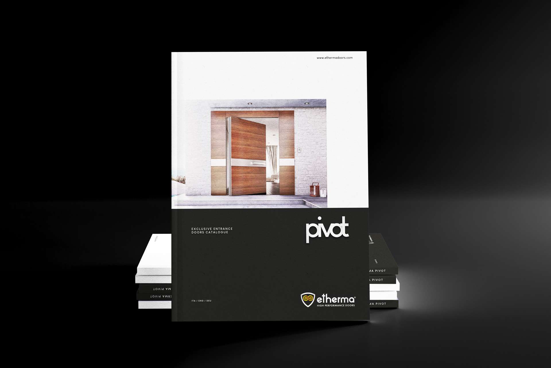 Mockup biglietti da visita etherma