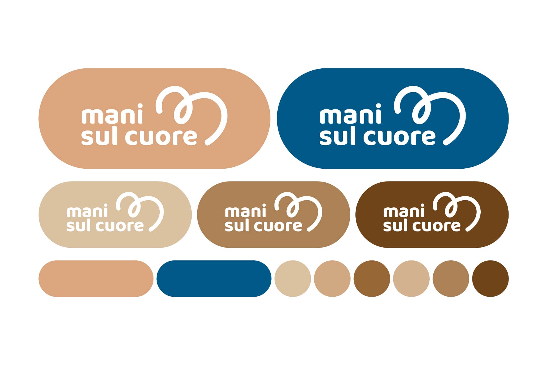 Mockup palette Mani sul Cuore