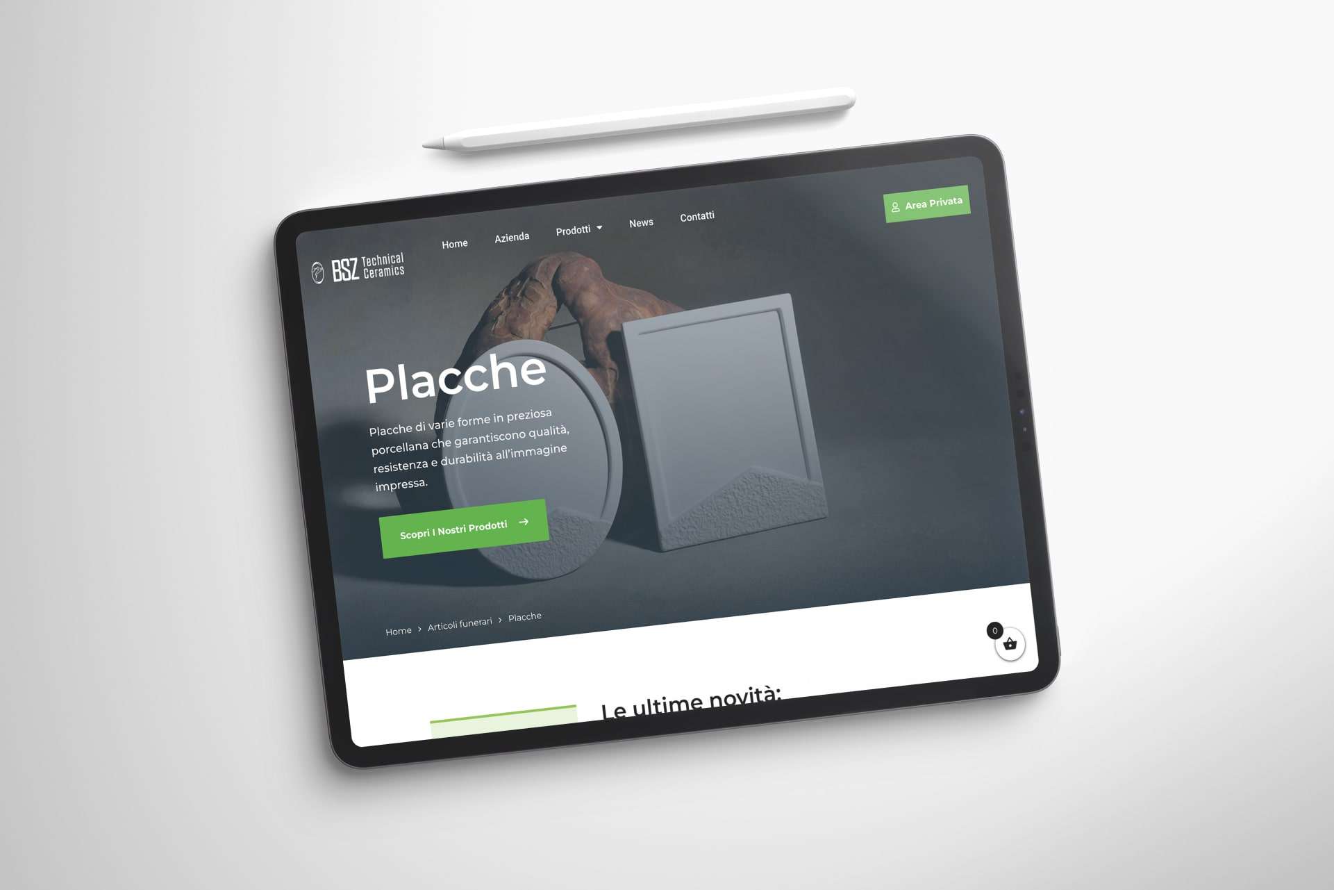 Mockup ipad sito BSZ